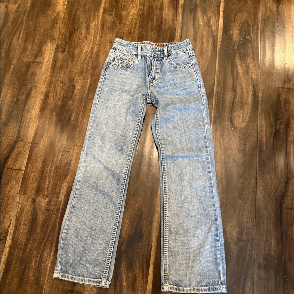 Classic Blue Denim Jeans rock and roll